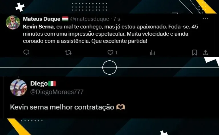 Kevin Serna brilha em estreia pelo Fluminense e cai nas graças da torcida