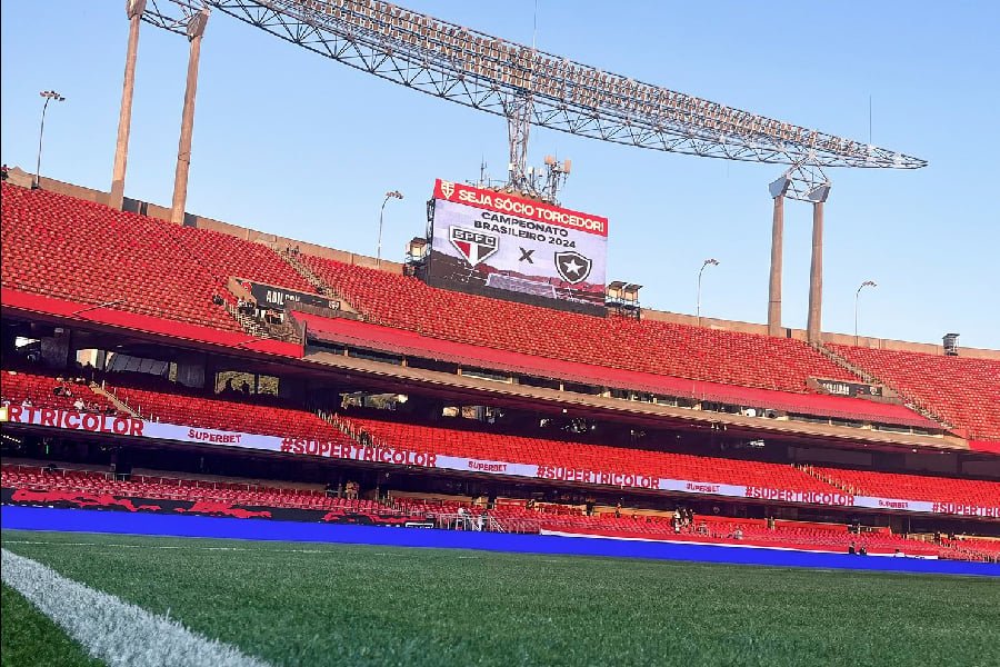 São Paulo x Botafogo pelo Brasileirão